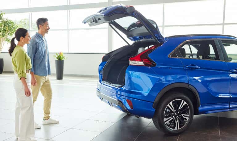 2026 Mitsubishi Eclipse Cross with trunk open