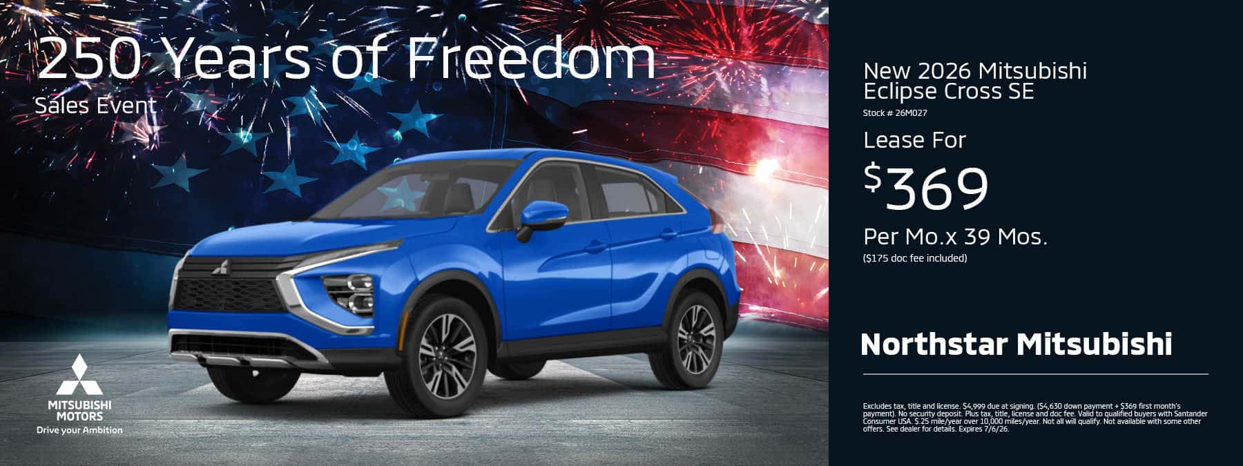 New 2026 Mitsubishi Eclipse Cross | Northstar Mitsubishi