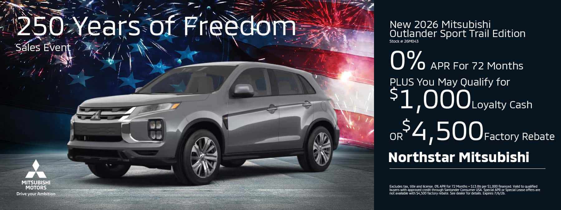 New 2026 Mitsubishi Outlander Sport | Northstar Mitsubishi