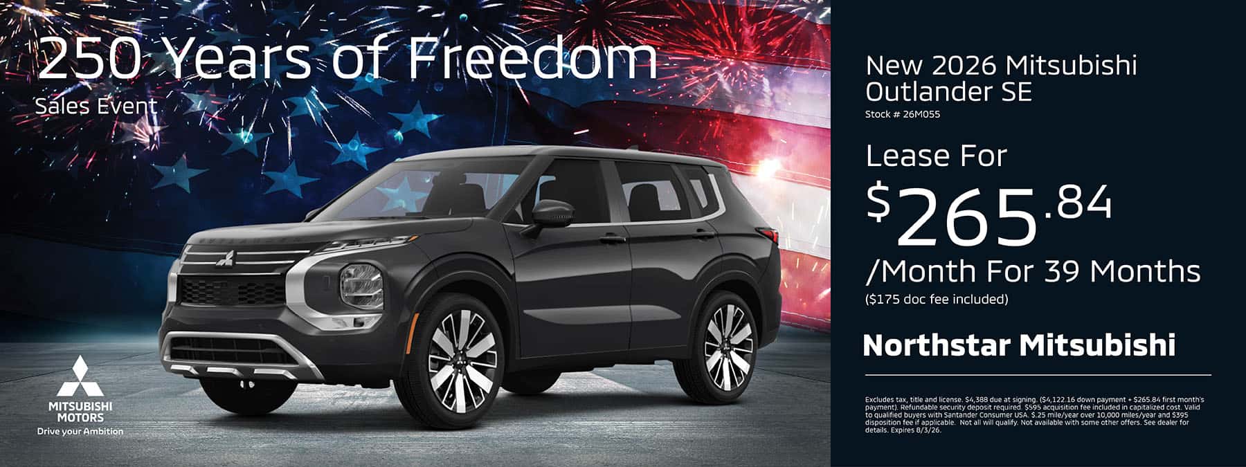 New 2026 Outlander SE | Northstar Mitsubishi