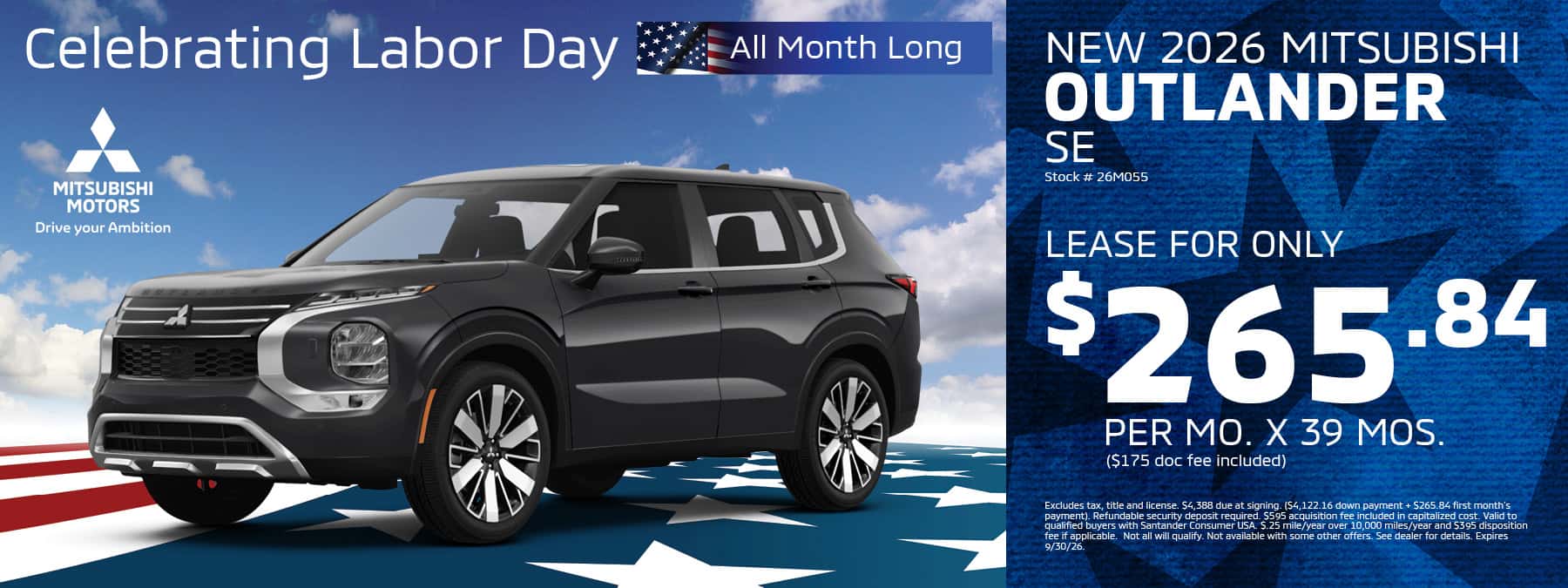 New 2026 Outlander SE | Northstar Mitsubishi