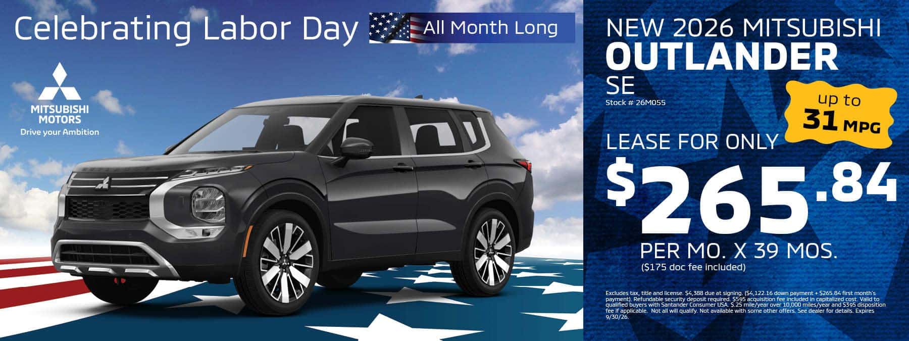 New 2026 Mitsubishi Outlander SE | Northstar Mitsubishi