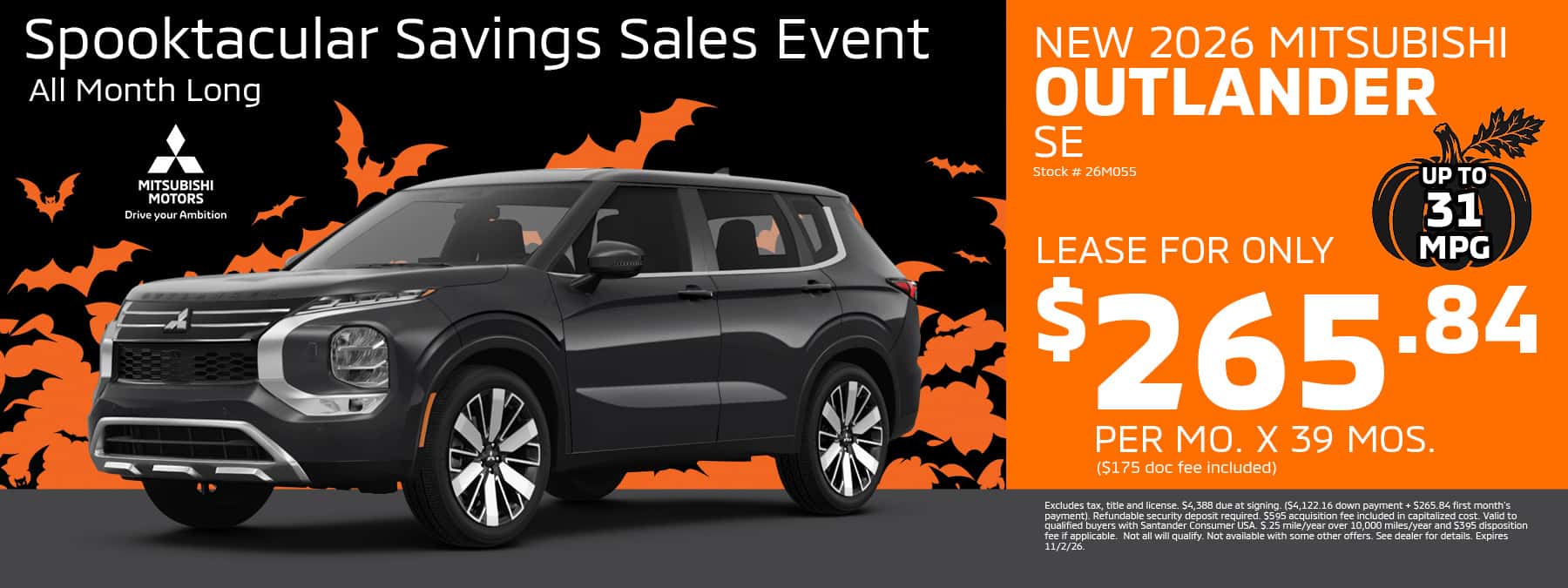 New 2026 Mitsubishi Outlander SE | Northstar Mitsubishi