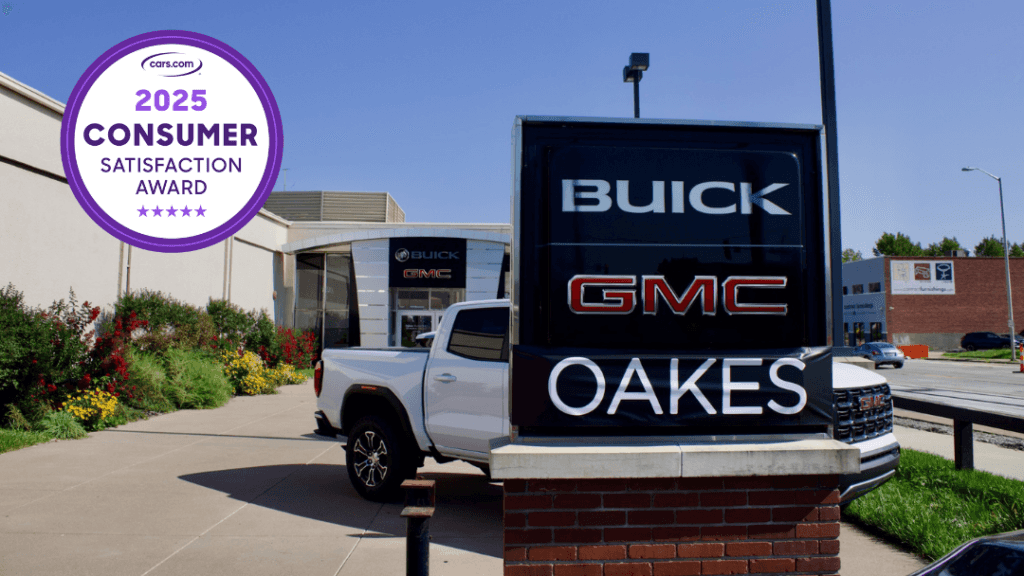 Oakes Buick GMC wins 2025 DealerRater Consumer Satisfaction Award