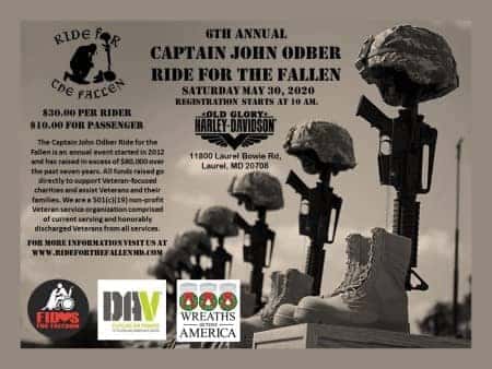 Captain John Obder Ride for the Fallen