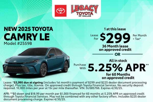 NEW 2025 CAMRY LE