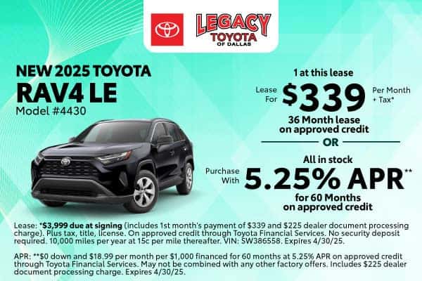 NEW 2025 RAV4 LE