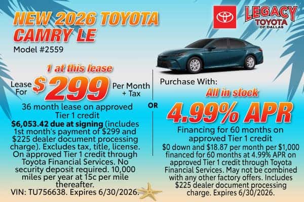 NEW 2026 CAMRY LE