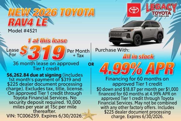NEW 2026 RAV4 LE