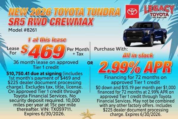 NEW 2026 TUNDRA SR5 RWD CrewMax