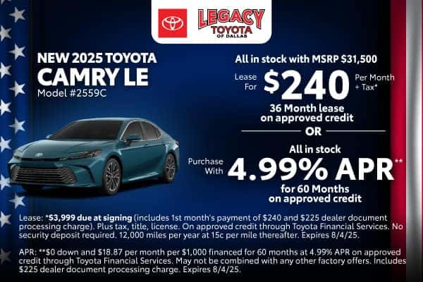 NEW 2025 CAMRY LE