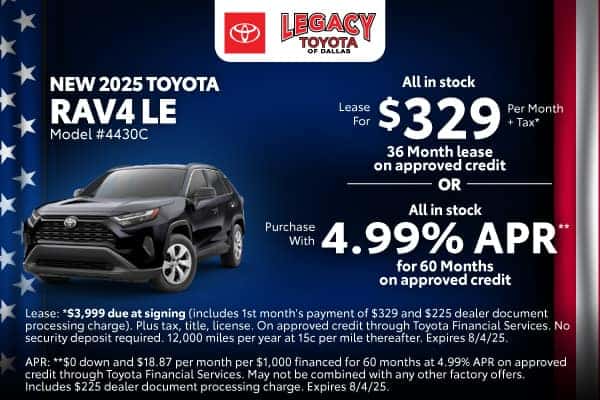 NEW 2025 RAV4 LE