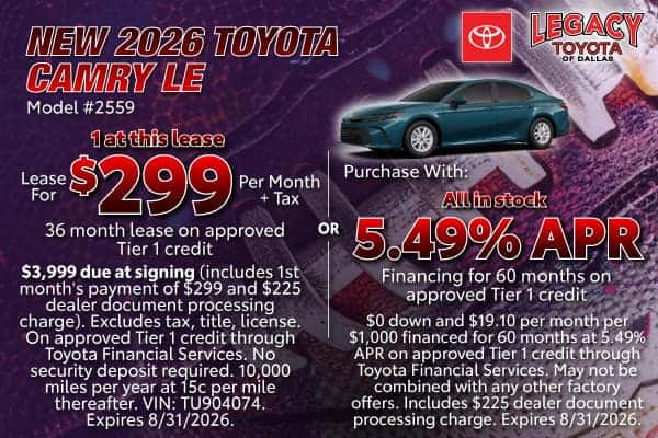 NEW 2026 CAMRY LE