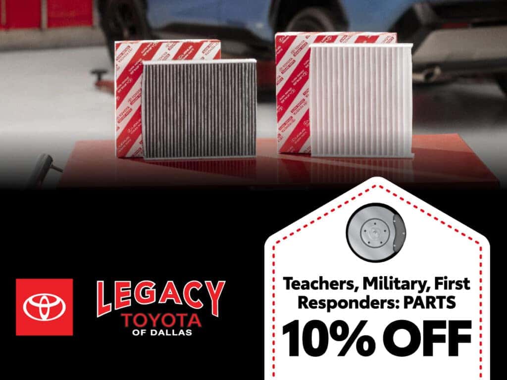 Teachers, Military, First Responders: Parts