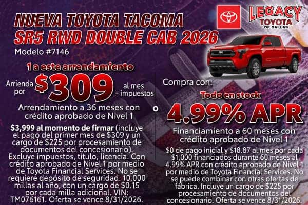 NUEVA TACOMA SR5 RWD Double Cab 2026