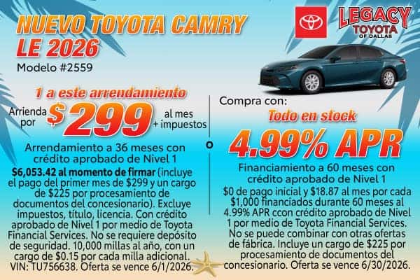NUEVO CAMRY LE 2026