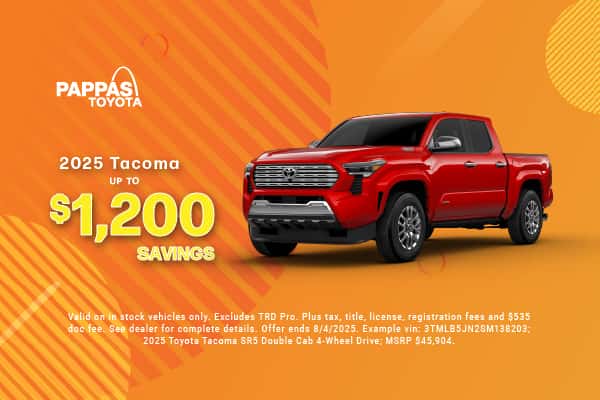 2025 Tacoma July offer