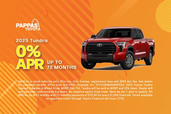 2025 Tundra July offer