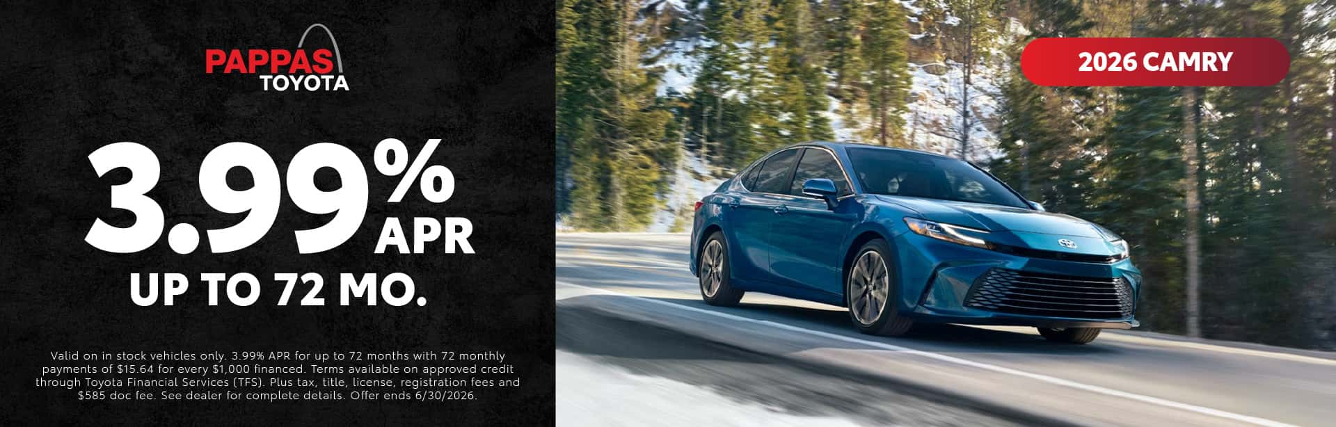 2026 Camry June 2026 offer