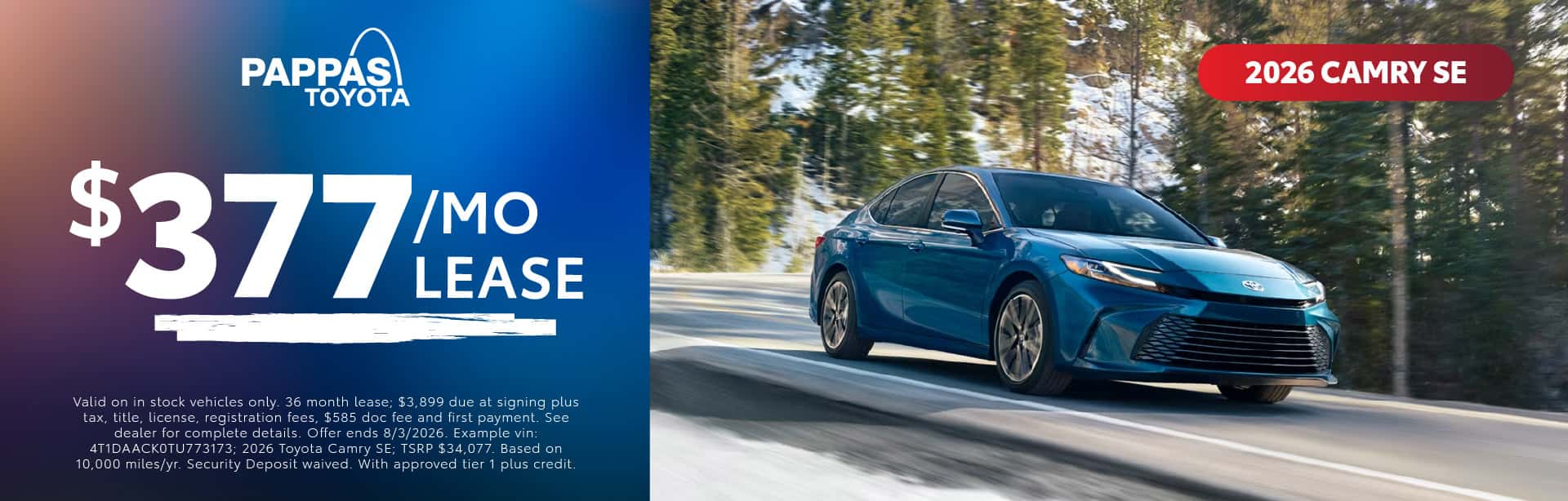 2026 Camry July offer