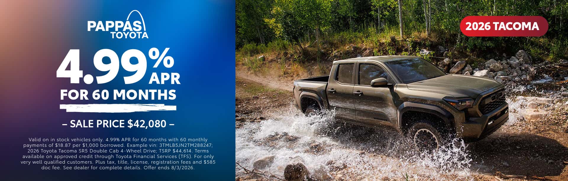 2026 Tacoma July offer