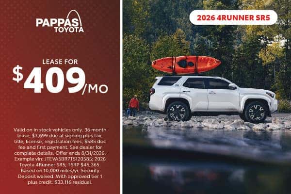 2026 4Runner August offer