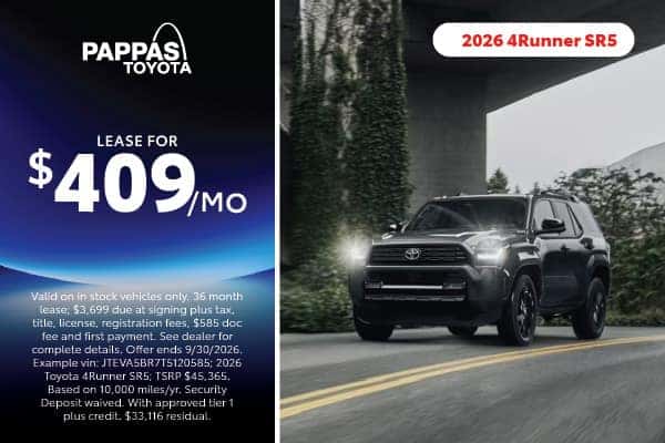 2026 4Runner September offer