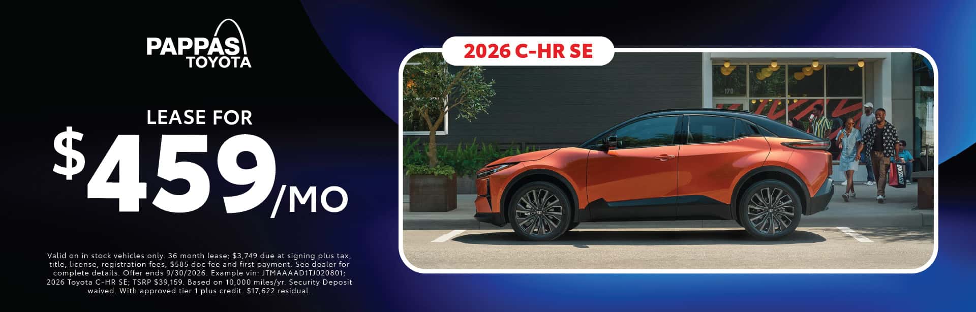 2026 C-HR September offer