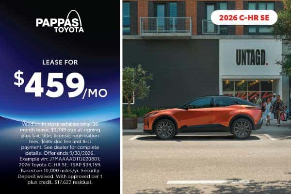 2026 C-HR September offer