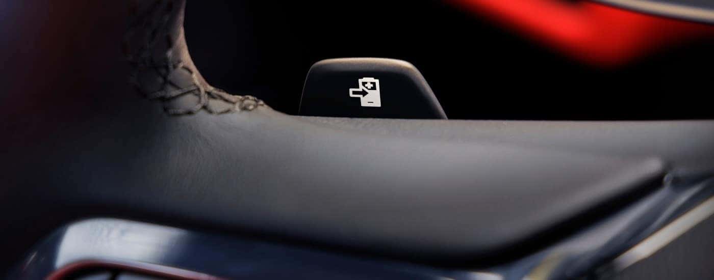 Interior details in a 2024 Chevy Blazer EV.