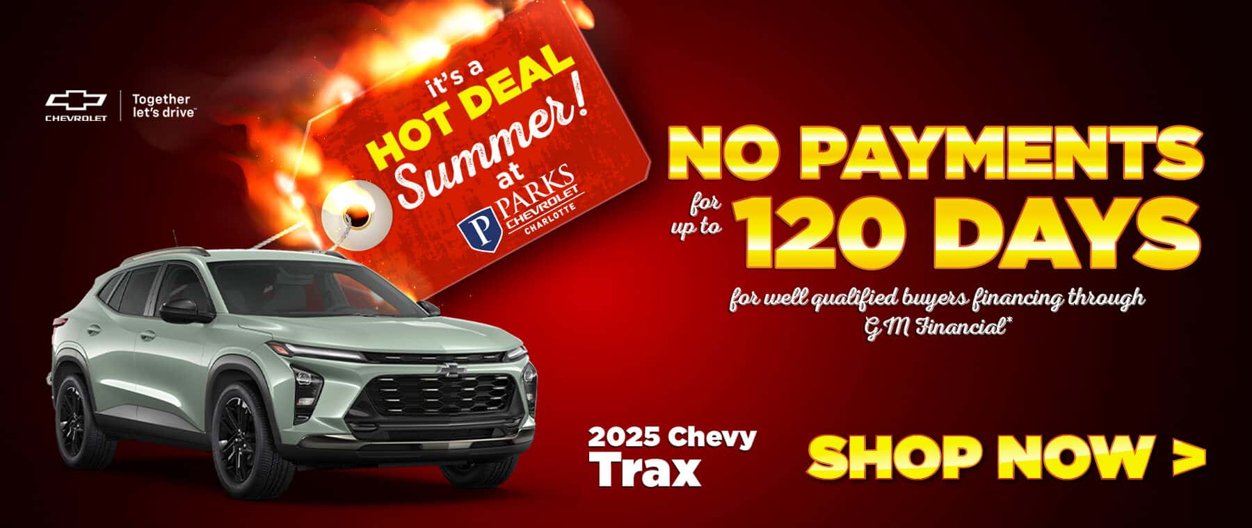 July Chevy Trax SUV Special for Desktop - Parks Chevy Charlotte