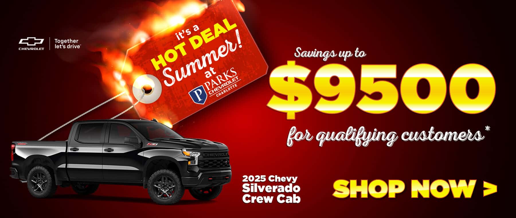 July Silverado Crew Cab Desktop Special - Parks Chevy Charlotte