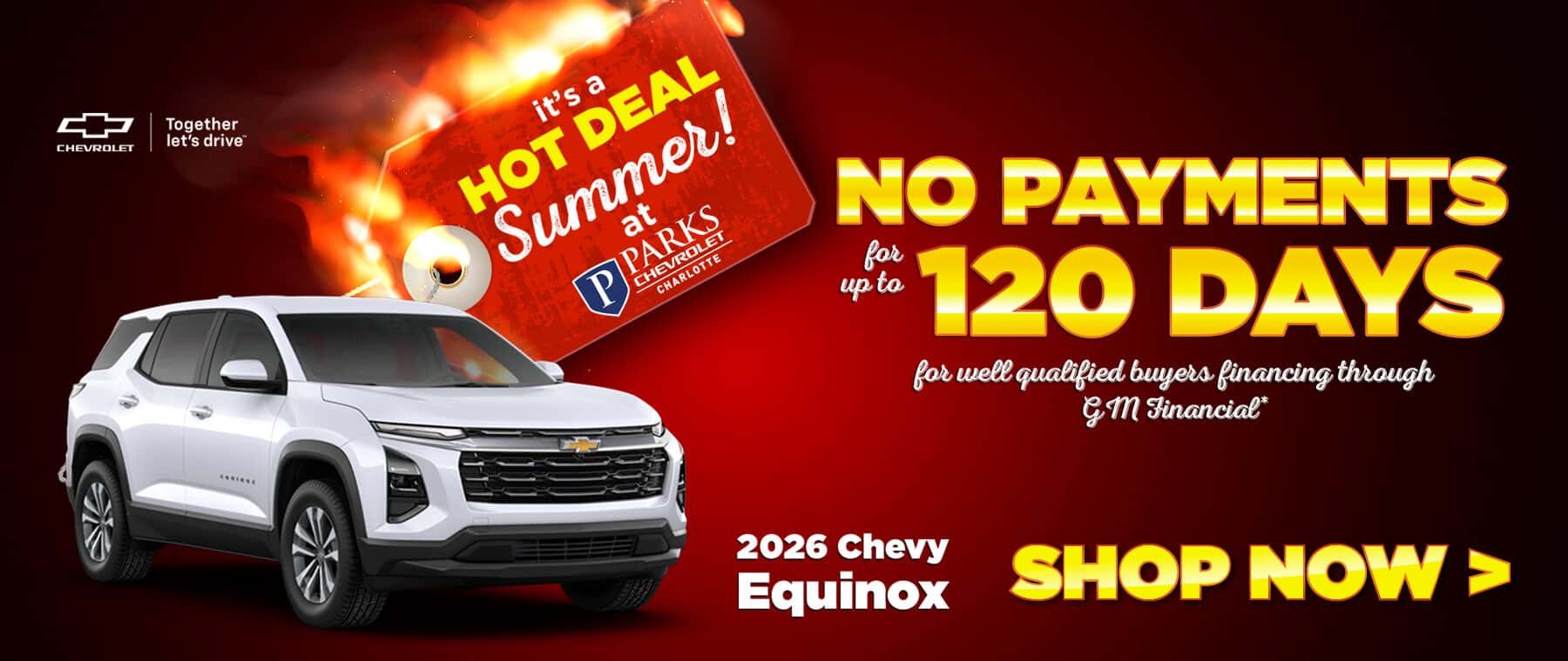 July Chevy Equinox Special for Desktop - Parks Chevy Charlotte