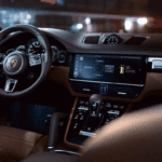 The 2021 Porsche Cayenne interior.