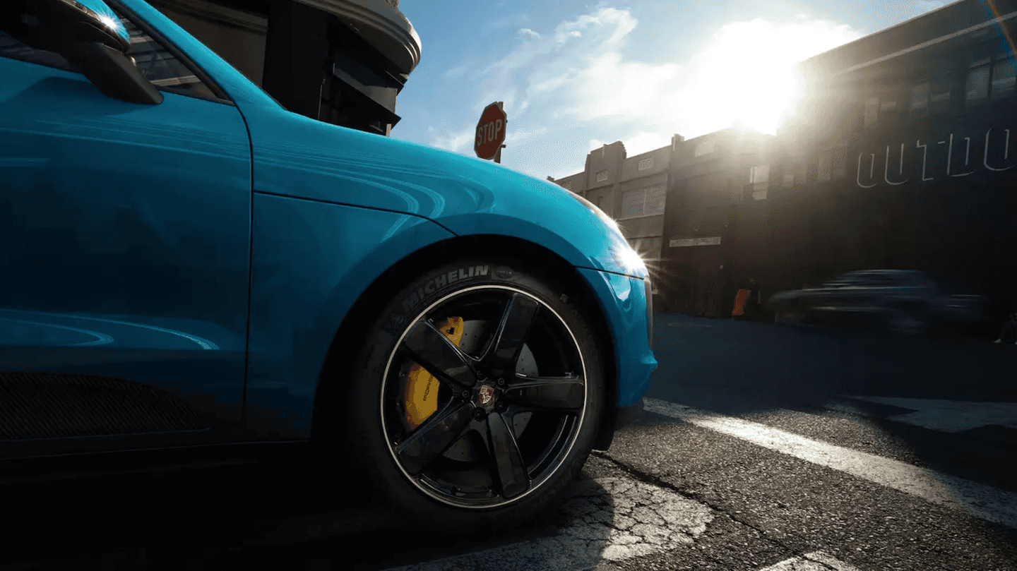 The 2021 Porsche Macan with Michelin tires.
