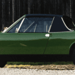Green Porsche Classic 914 Side View