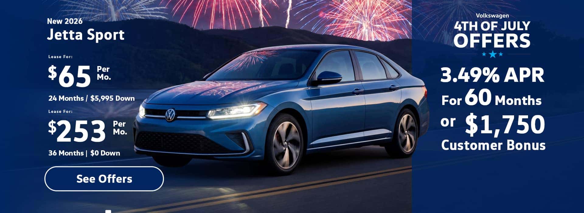 New VW Jetta Lease Special For Sale