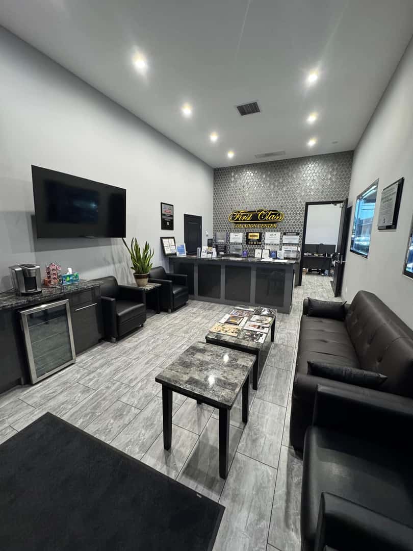 First Class Collision Center — Customer waiting area