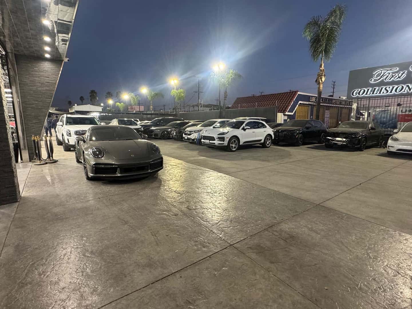 First Class Collision Center — Exterior facility and parking