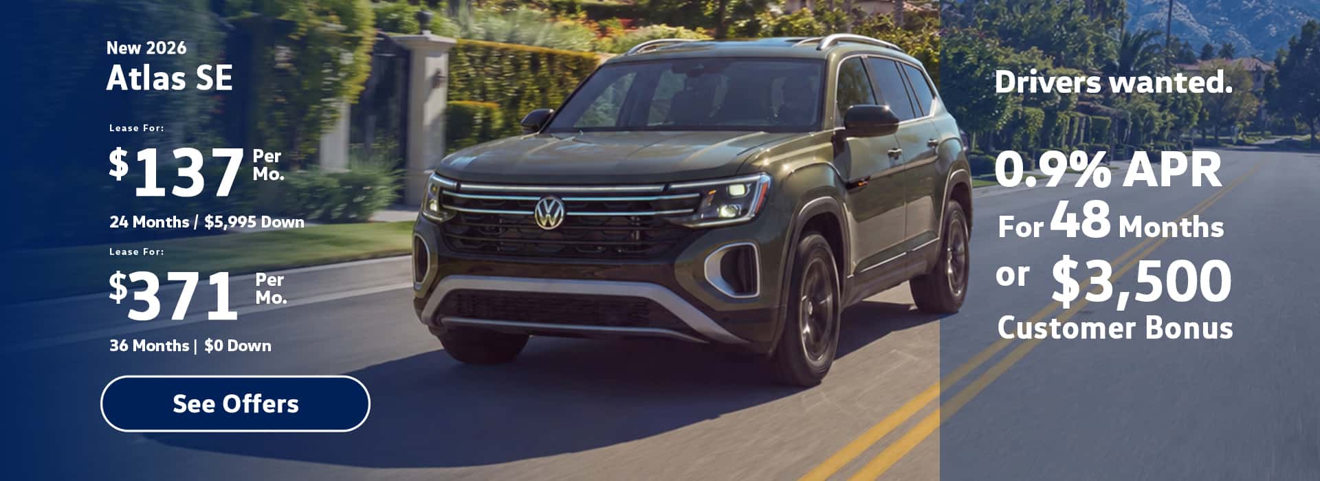 New VW Atlas SLE Special
