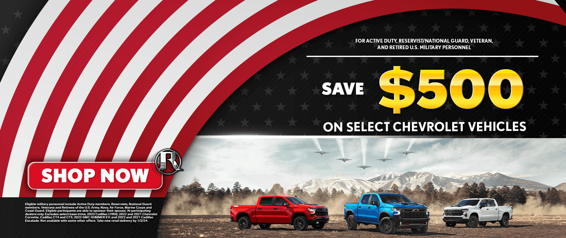 Reed Chevy Military Appreciation