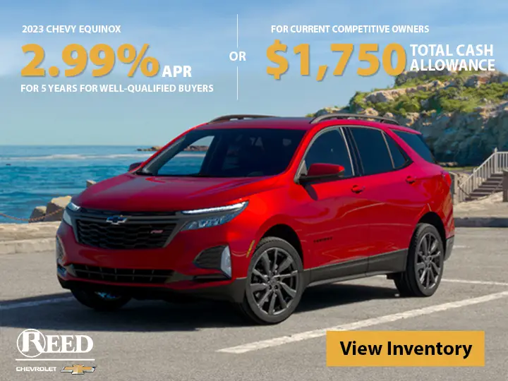 Current New Chevrolet Specials Offers | Reed Chevrolet