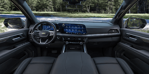 The dashboard of 2025 Chevy Tahoe