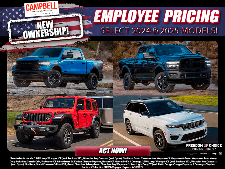 Employee Pricing - 2024 & 2025 Models