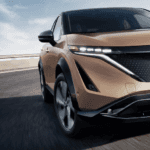 Nissan Ariya close up front view