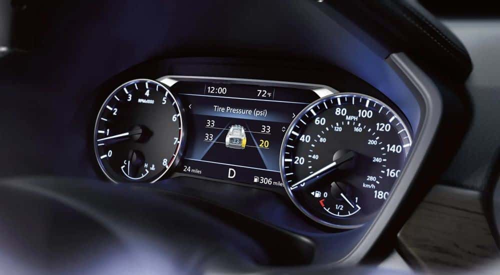 Gauge cluster on a used 2023 Nissan Altima for sale