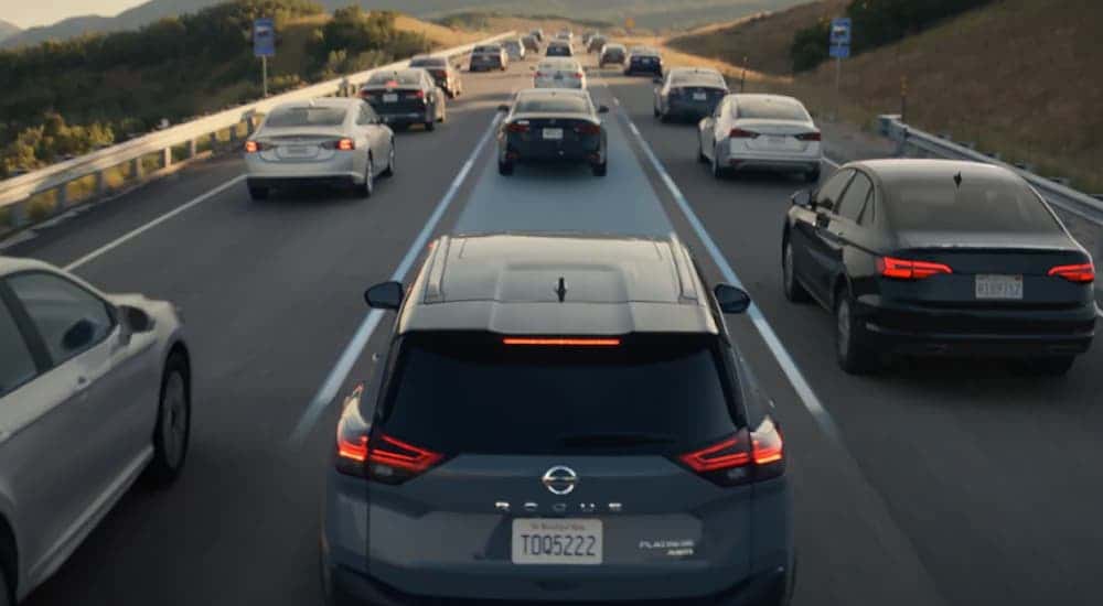 Front collision detection system in a 2021 Nissan Rogue
