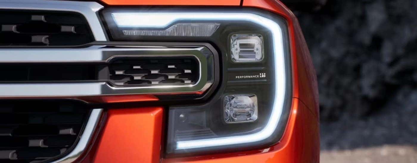 2024 Ford Ranger Raptor headlight