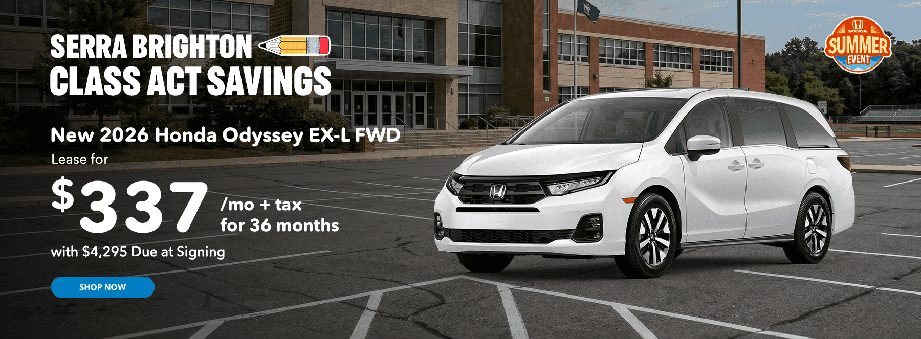 New 2026 Honda Odyssey EX-L FWD