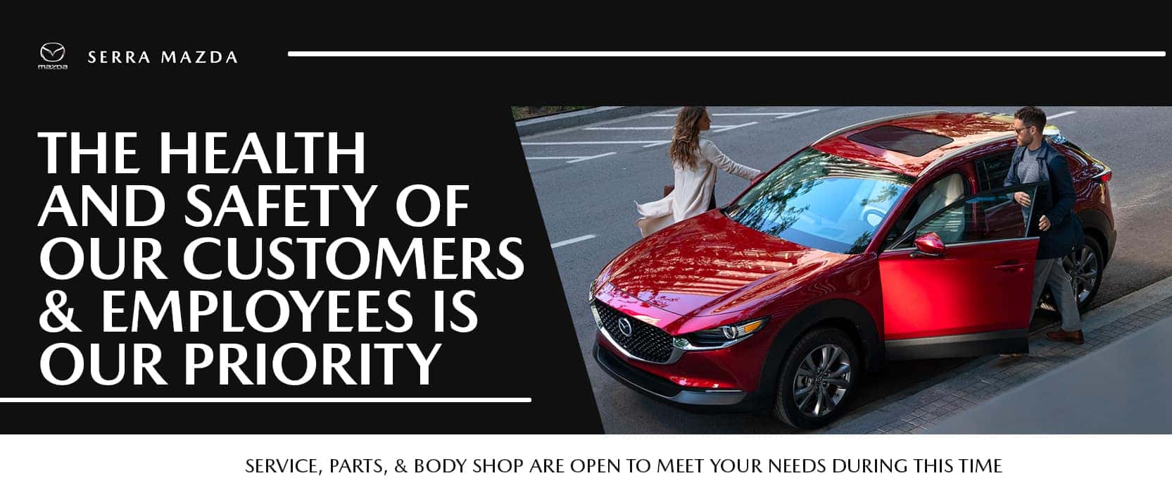 Serra Brighton Mazda – April 2020 – Health Banner – 1665×703